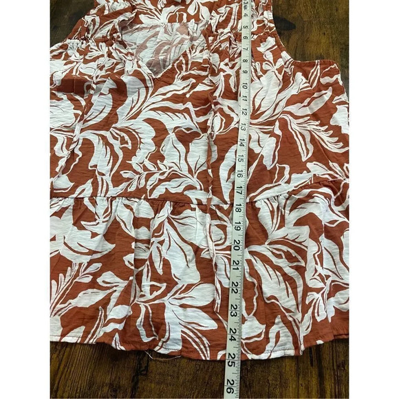 A New Day Tie Neck Sleeveless Floral Print Top, - Picture 8 of 10